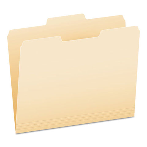 Manila File Folders, 1-3-cut Tabs, Center Position, Letter Size, 100-box