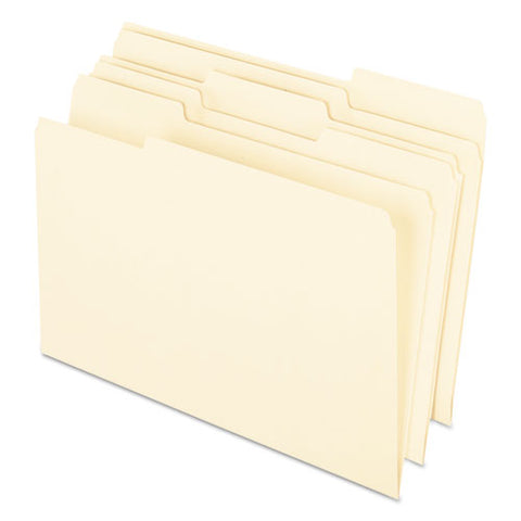 Earthwise By 100% Recycled Manila File Folders, 1-3-cut Tabs, Legal Size, 100-box