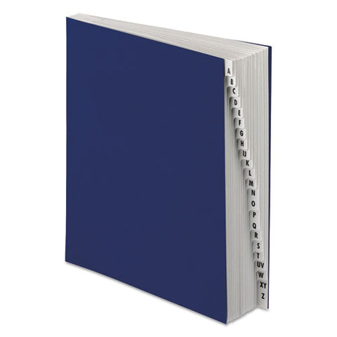 Expanding Desk File, 20 Dividers, Alpha, Letter-size, Dark Blue Cover