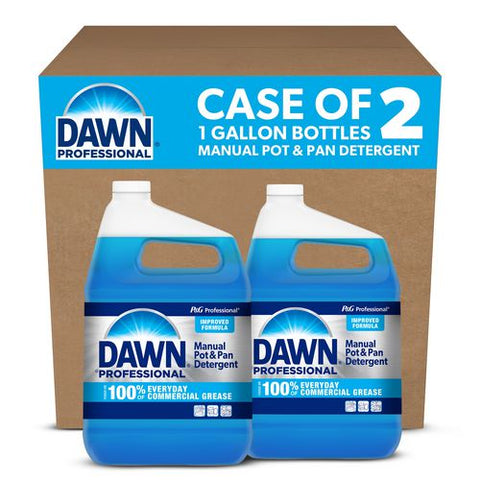 Manual Pot And Pan Dish Detergent, Original Scent, 1 Gal Bottle, 2/carton