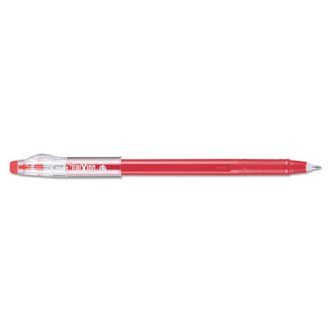 Frixion Colorsticks Erasable Stick Gel Pen, Fine 0.7mm, Red Ink-barrel, Dozen