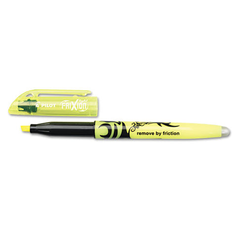 Frixion Light Erasable Highlighter, Chisel Tip, Yellow, Dozen
