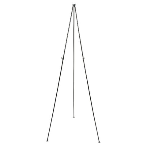 Full Size Instant Easel, 62-3-8" Maximum Height, Steel, Black