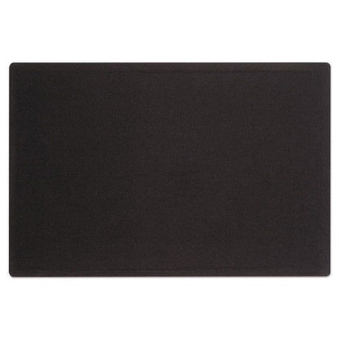 Oval Office Fabric Bulletin Board, 48 X 36, Black