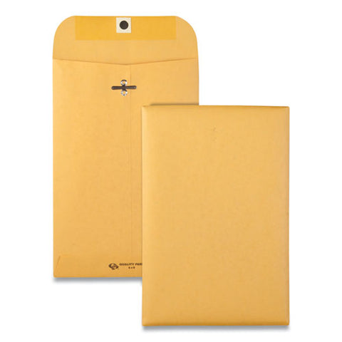 Clasp Envelope, #55, Square Flap, Clasp-gummed Closure, 6 X 9, Brown Kraft, 500-carton