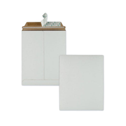 Extra-rigid Photo-document Mailer, Cheese Blade Flap, Self-adhesive Closure, 9 X 11.5, White, 25-box