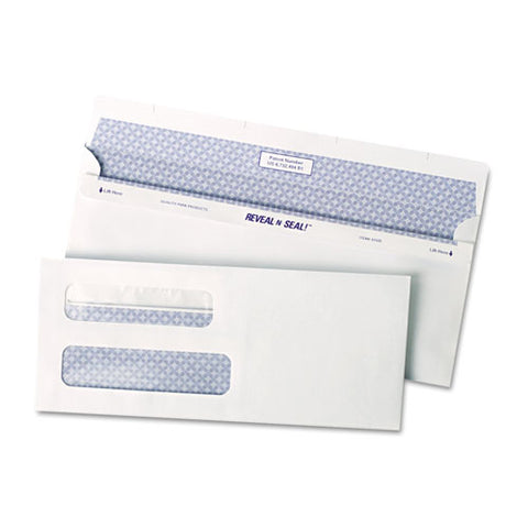 Reveal-n-seal Envelope, #8 5-8, Commercial Flap, Self-adhesive Closure, 3.63 X 8.63, White, 500-box