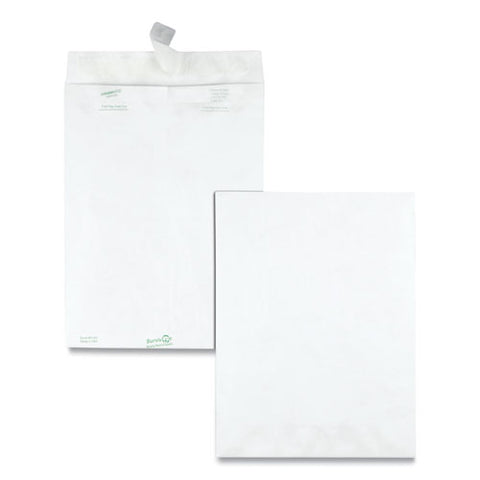 Catalog Mailers, Dupont Tyvek, #10 1-2, Square Flap, Redi-strip Closure, 9 X 12, White, 100-box