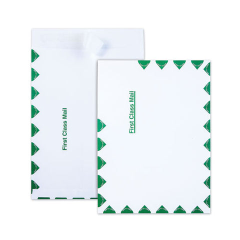 Ship-lite Envelope, #10 1-2, Cheese Blade Flap, Redi-strip Closure, 9 X 12, White, 100-box