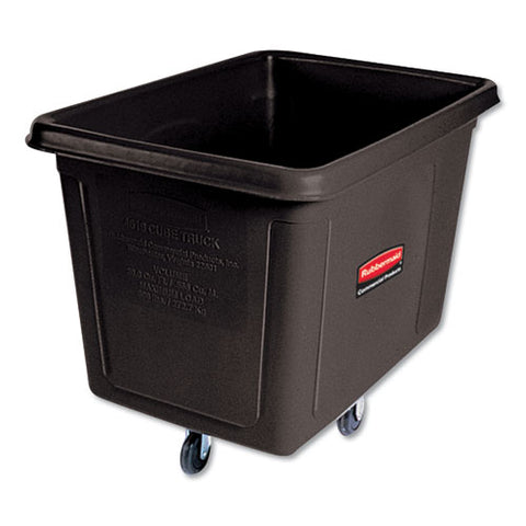 Cube Truck, Rectangular, 600 Lb Capacity, Black