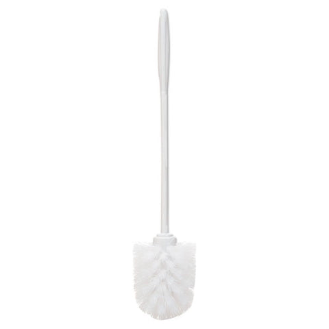 Toilet Bowl Brush, 14 1-2", White, Plastic, 24-carton