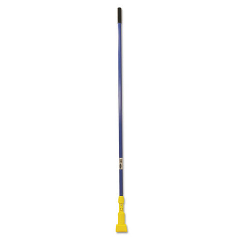 Gripper Fiberglass Mop Handle, 60", Blue-yellow