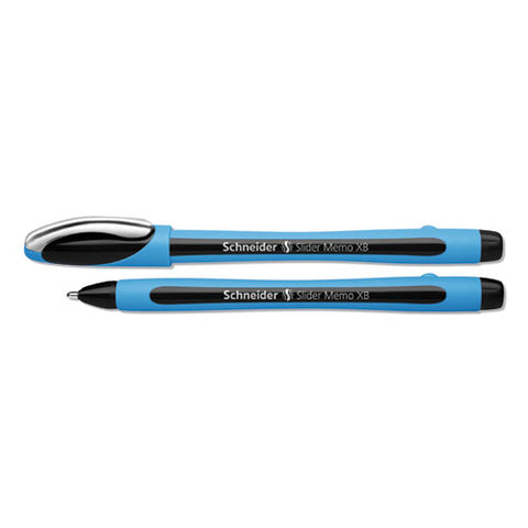 Slider Memo Xb Stick Ballpoint Pen, 1.4 Mm, Black Ink, Blue-black Barrel, 10-box
