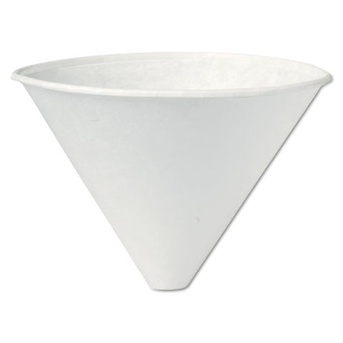 Funnel-shaped Medical And Dental Cups, Treated Paper, 6 Oz, 250-bag, 10-carton