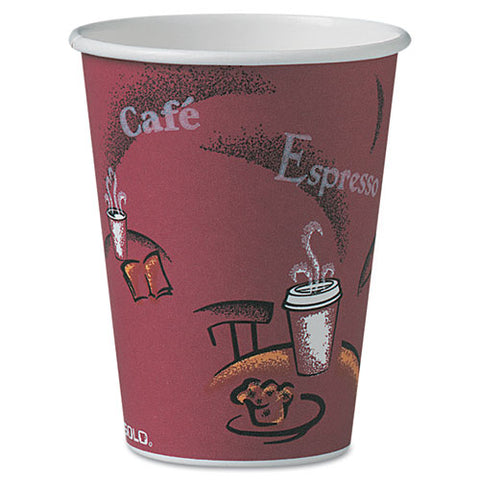 Solo Bistro Design Hot Drink Cups, Paper, 12oz, 300-carton