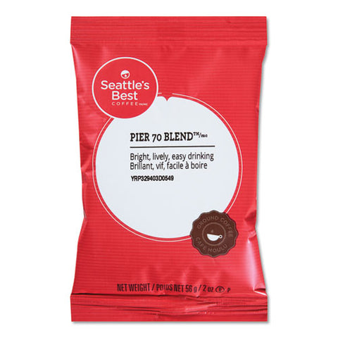 Premeasured Coffee Packs, Pier 70 Blend, 2 Oz Packet, 18-box