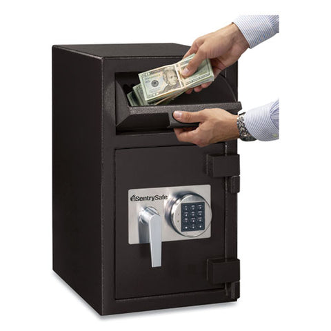 Digital Depository Safe, Extra Large, 1.3 Cu Ft, 14w X 15.6d X 24h, Black