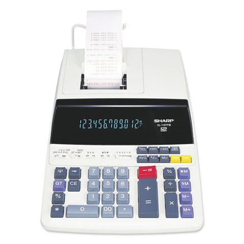 El1197piii Two-color Printing Desktop Calculator, Black-red Print, 4.5 Lines-sec