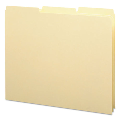 Recycled Blank Top Tab File Guides, 1-3-cut Top Tab, Blank, 8.5 X 11, Manila, 100-box