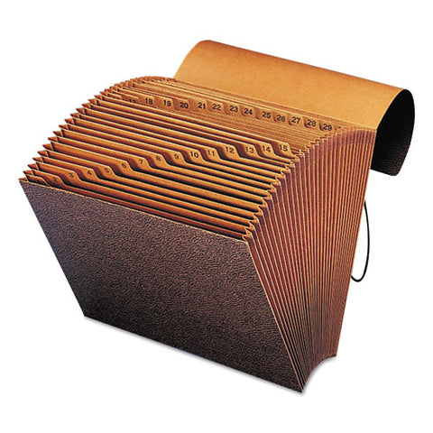 Tuff Expanding Files, 31 Sections, 1-31-cut Tab, Letter Size, Redrope