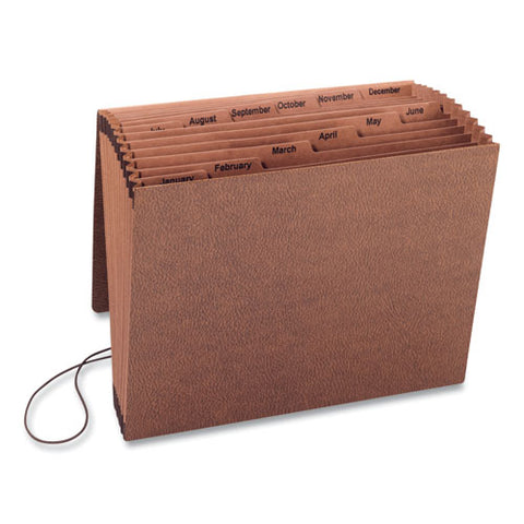 Tuff Expanding Files, 12 Sections, 1-12-cut Tab, Letter Size, Redrope