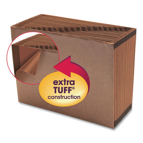 Tuff Expanding Files, 21 Sections, 1-21-cut Tab, Letter Size, Redrope