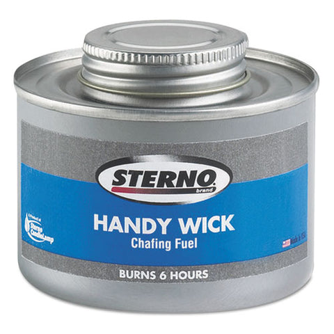 Handy Wick Chafing Fuel, Can, Methanol, Six-hour Burn, 24-carton