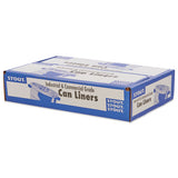 Total Recycled Content Plastic Trash Bags, 65 Gal, 1.5 Mil, 50" X 51", Brown-black, 100-carton