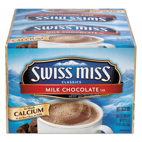 Hot Cocoa Mix, Regular, 0.73 Oz. Packets, 50 Packets-box
