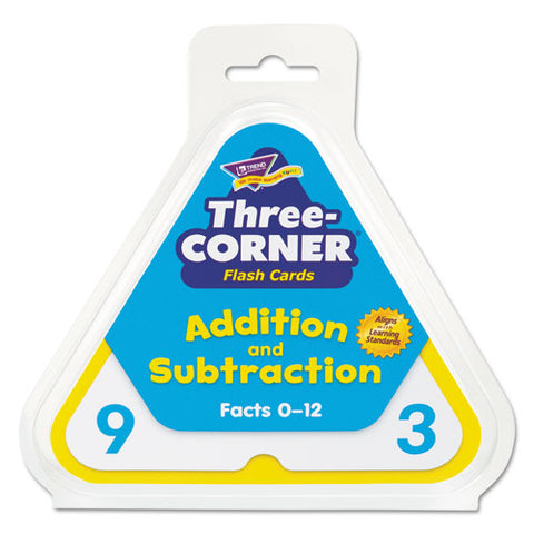 Addition-subtraction Three-corner Flash Cards, 6 And Up, 48-set