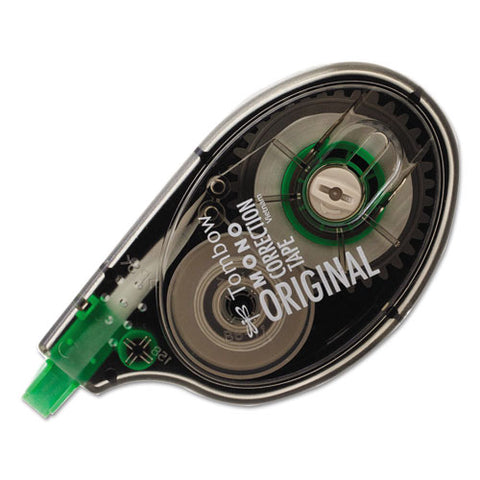 Mono Correction Tape, Non-refillable, 1-6" X 394", White Tape