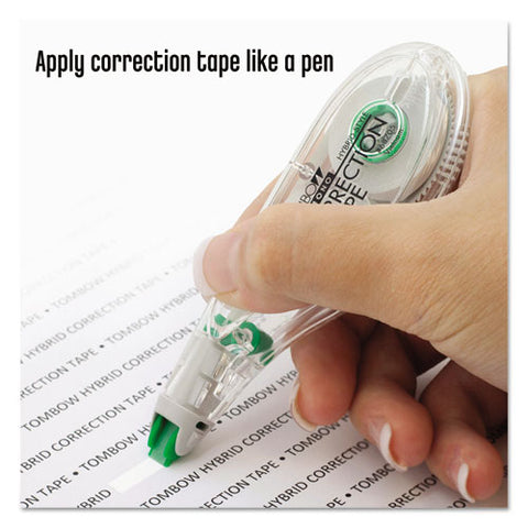 Mono Hybrid Style Correction Tape, 1-6" X 394", Non-refillable, 10-pack