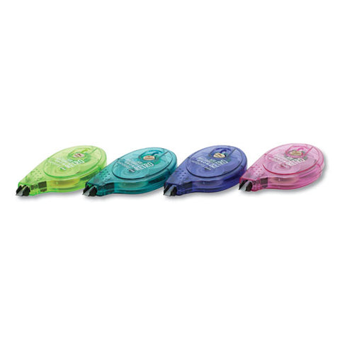 Mono Original Correction Tape, Asst Retrocolor Applicators, 1-6" X 394", 10-pack