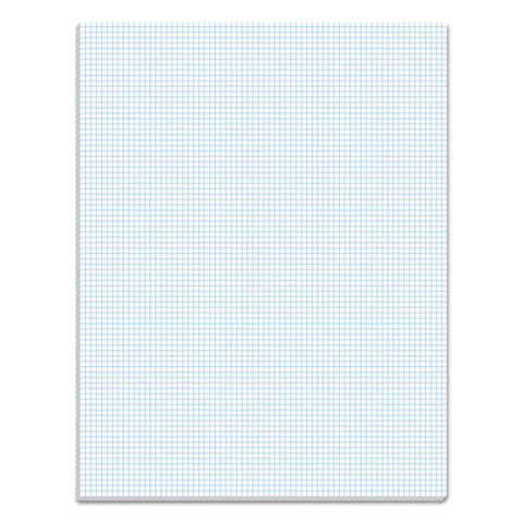Quadrille Pads, 8 Sq-in Quadrille Rule, 8.5 X 11, White, 50 Sheets