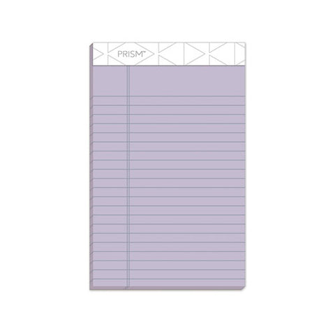Prism + Writing Pads, Narrow Rule, 5 X 8, Pastel Orchid, 50 Sheets, 12-pack