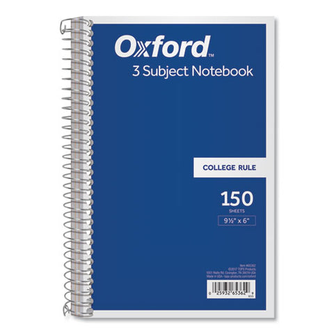 Coil-lock Wirebound Notebooks, 3 Subjects, Medium-college Rule, Assorted Color Covers, 9.5 X 6, 150 Sheets
