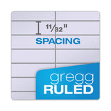 Prism Steno Books, Gregg Rule, 6 X 9, Orchid, 80 Sheets, 4-pack