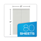 Prism Steno Books, Gregg Rule, 6 X 9, Gray, 80 Sheets, 4-pack