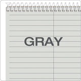 Prism Steno Books, Gregg Rule, 6 X 9, Gray, 80 Sheets, 4-pack