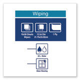 Heavy-duty Paper Wiper 1-4 Fold, 12.5 X 13, White, 56-pack, 16 Packs-carton