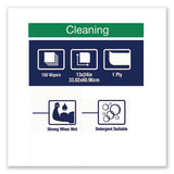 Foodservice Cloth, 13 X 24, Blue, 150-box