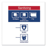 Foodservice Cloth, 13 X 21, Blue, 150-box