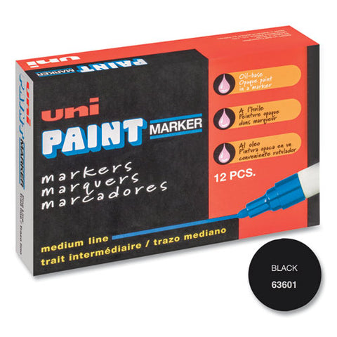 Permanent Marker, Medium Bullet Tip, Black
