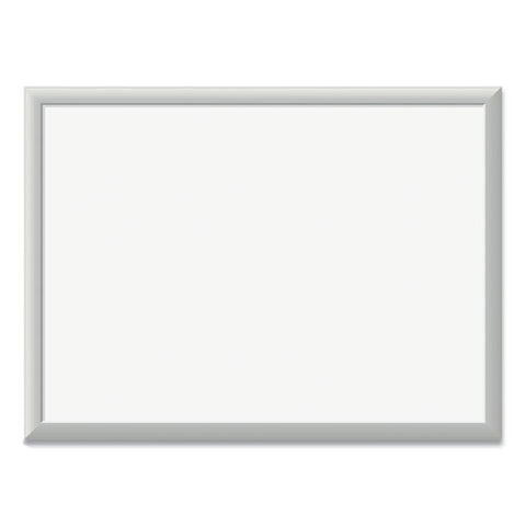 Magnetic Dry Erase Board With Aluminum Frame, 24 X 18, White Surface, Silver Frame