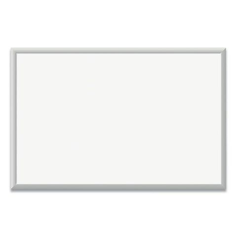 Magnetic Dry Erase Board With Aluminum Frame, 36 X 24, White Surface, Silver Frame