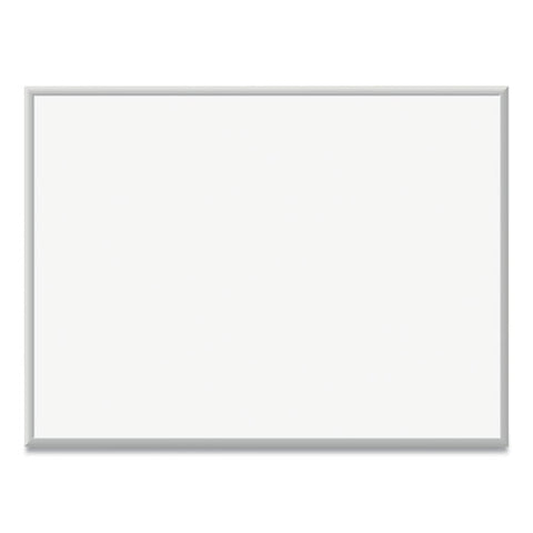 Magnetic Dry Erase Board With Aluminum Frame, 48 X 36, White Surface, Silver Frame