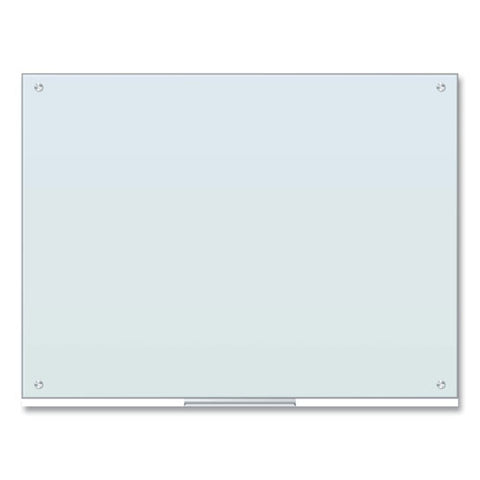 Glass Dry Erase Board, 48 X 36, White Surface