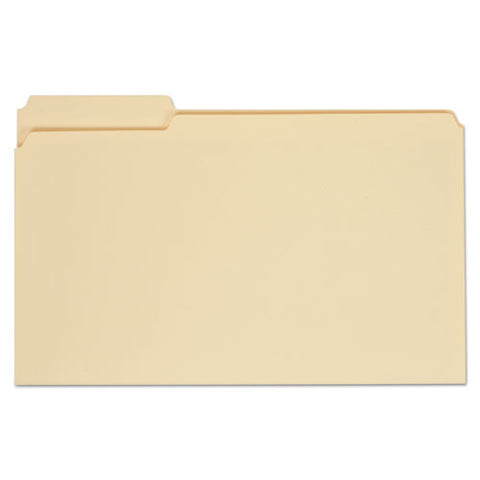 Top Tab Manila File Folders, 1-3-cut Tabs, Left Position, Legal Size, 11 Pt. Manila, 100-box