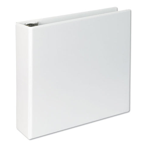 Slant-ring View Binder, 3 Rings, 3" Capacity, 11 X 8.5, White