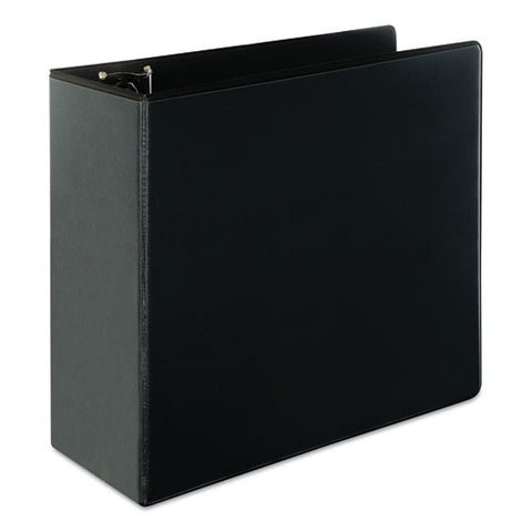 Slant-ring View Binder, 3 Rings, 5" Capacity, 11 X 8.5, Black